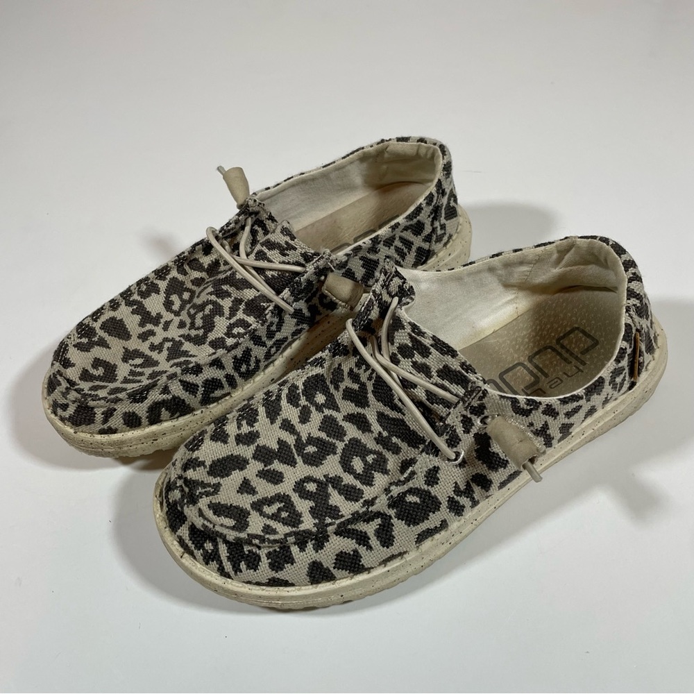 Hey Dude Wendy Cheetah Grey